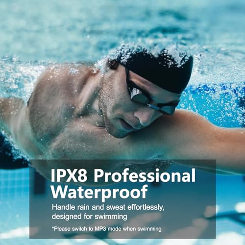 Bone Conduction Swimming Headphones with MP3 Player, IPX8 Waterproof Z7228