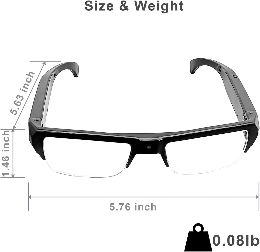 Camera Glasses HD 1080p Video Recorder with 32G Card Y1212