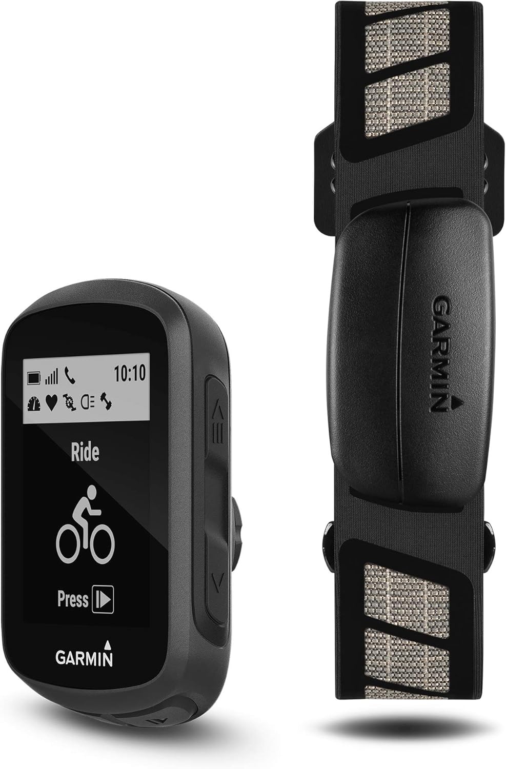 Garmin Edge® 130 Plus Bundle, GPS Cycling/Bike Computer with Sensors and HR Monitor, Download Structure Workouts, ClimbPro Pacing Guidance and More (010-02385-10)