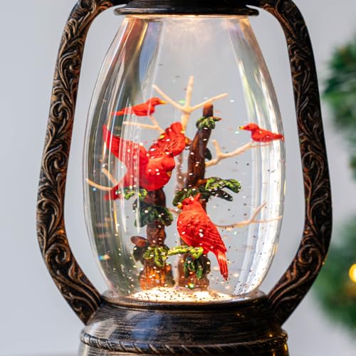 Nutcracker Snow Globe Lantern with Music and Timer Z50315