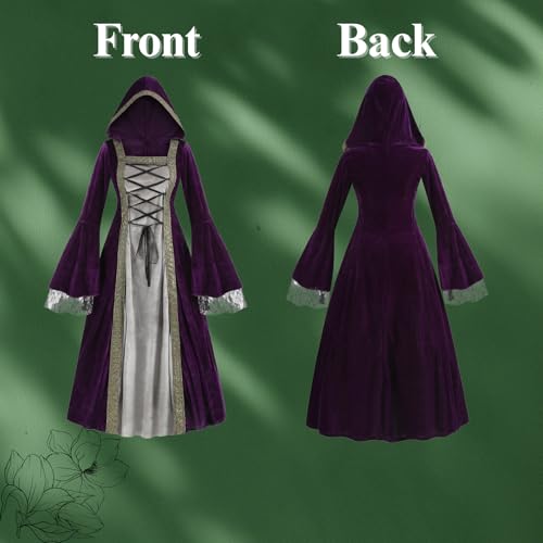 Medieval Tea Party Dress with Bubble Sleeves and Belt J695606