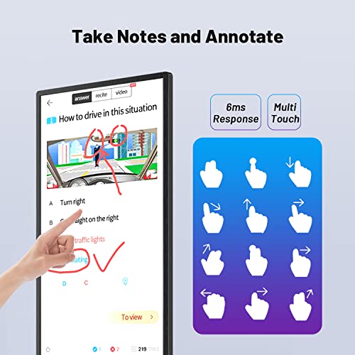 49 Inch Digital Whiteboard for Classroom with Screen Mirroring W154