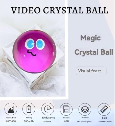 Memory Orb Lamp with Video and Photo Playback P49007