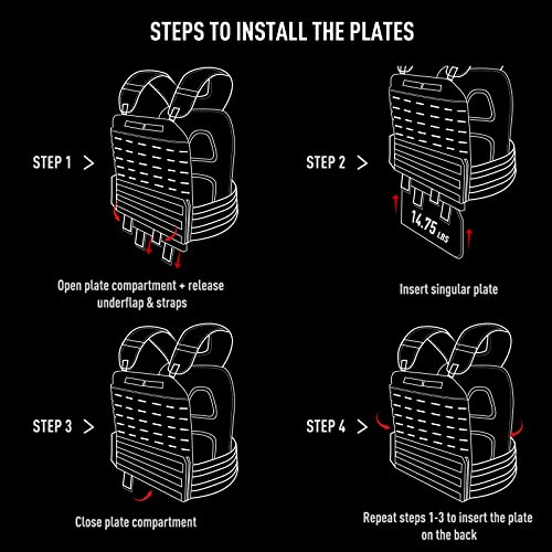 Weighted Vest for Men Adjustable Strength Training Workout X940