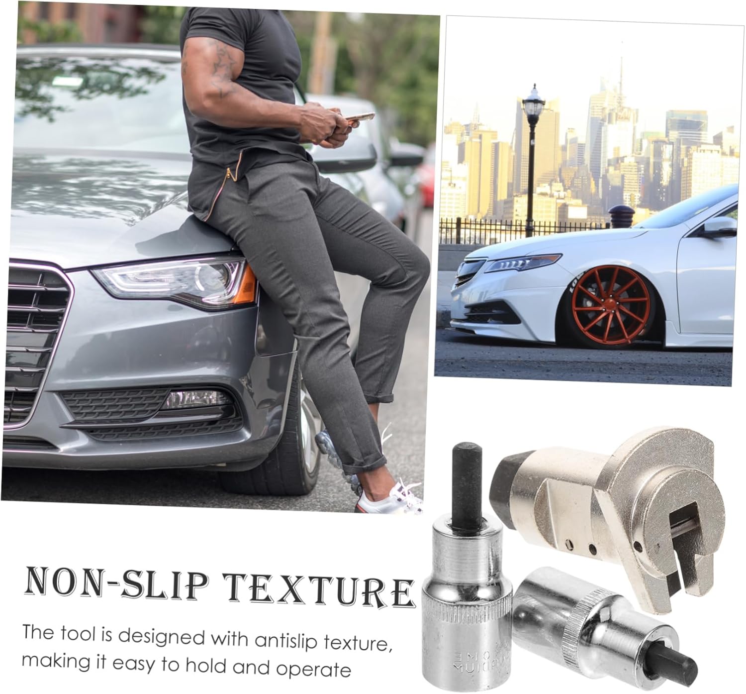 3pcs Car Shock Absorber Removal Socket Strut Knuckle Spreader Ball Head Separator H3534
