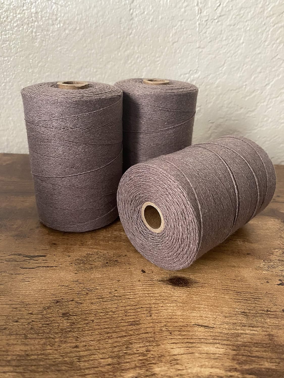 Cotton Rug Yarn with Weaving Needles for Lap Loom X225183
