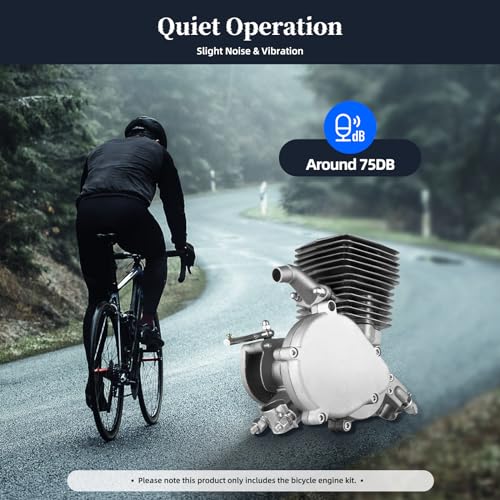 100CC 4-Stroke Bicycle Engine Kit Gas Motorized Bike F147004