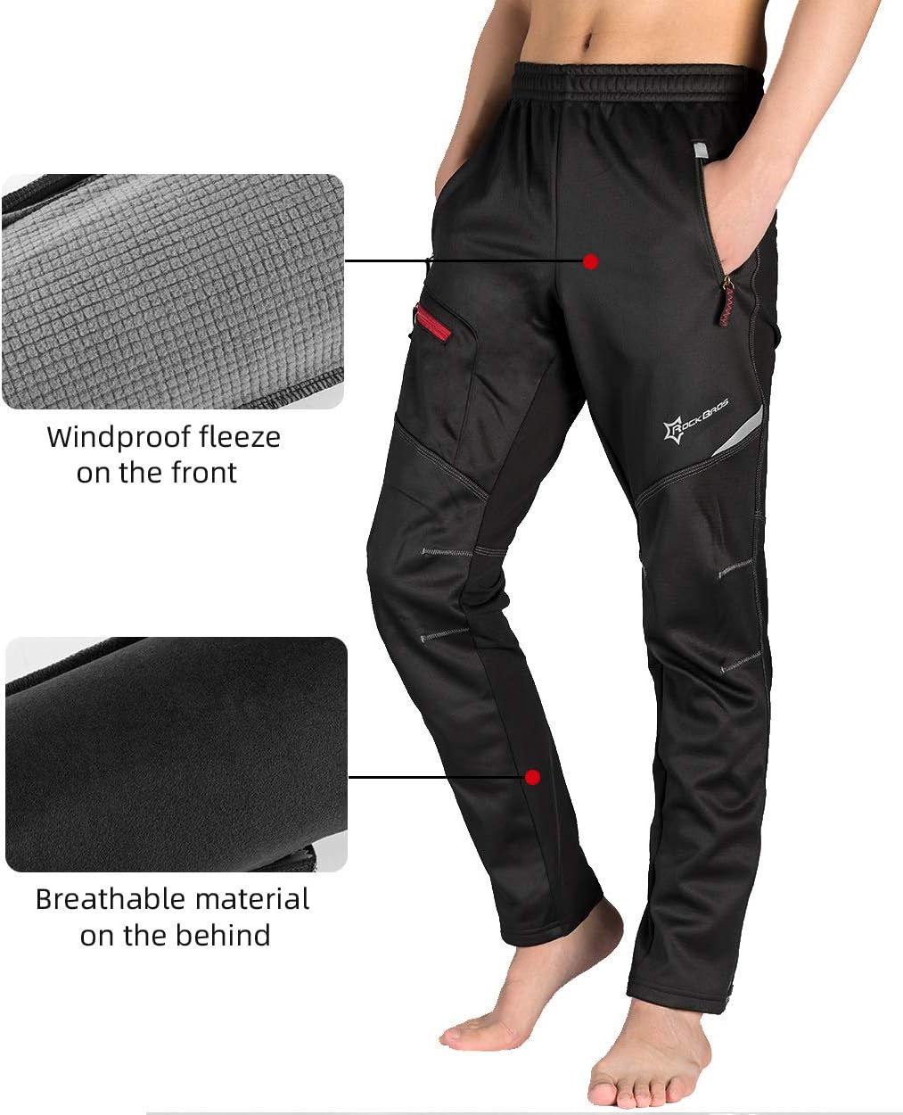 Winter Cycling Handlebar Mittens for Men U627600