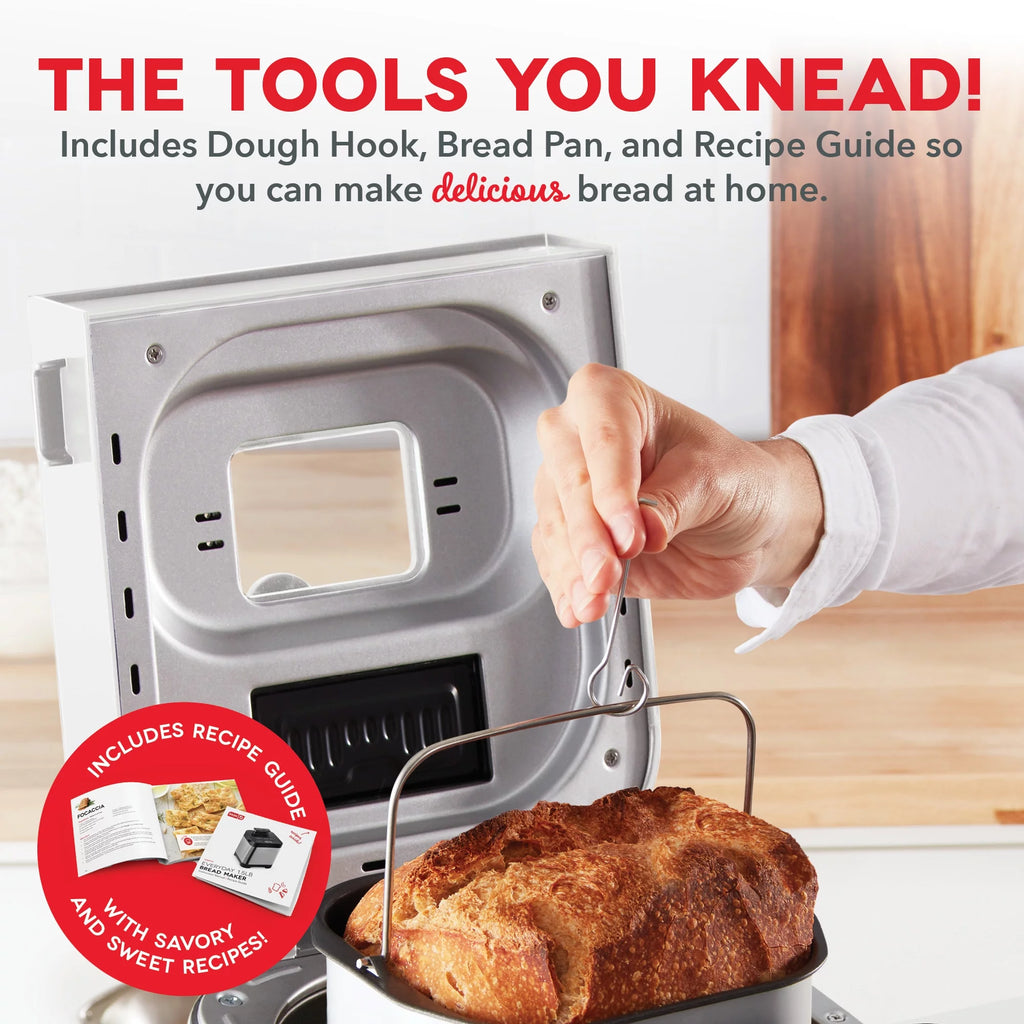 Stainless Steel Bread Maker, 1.5lb Loaf, 12 Settings A945630