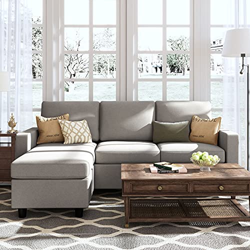 Convertible Sectional Sofa L Shaped Couch with Reversible Chaise U238492