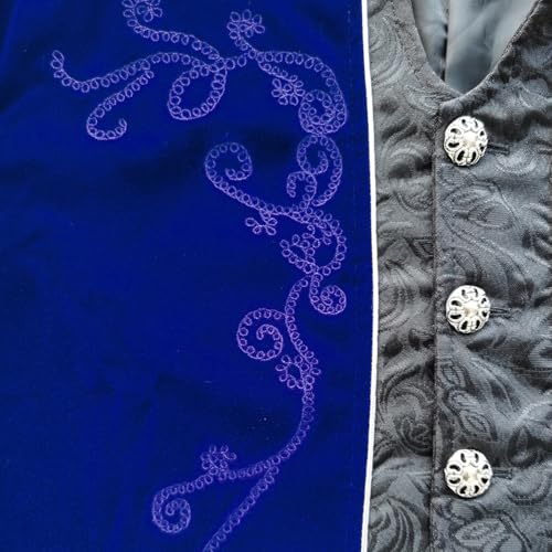 Medieval Steampunk Tailcoat Halloween Costume for Men X37438