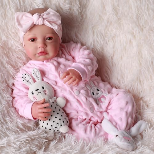 20-inch Soft Vinyl Reborn Baby Doll with Accessories N401