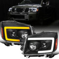 Projector Headlights with LED Sequential Turn Signals for Nissan Armada Titan F85769