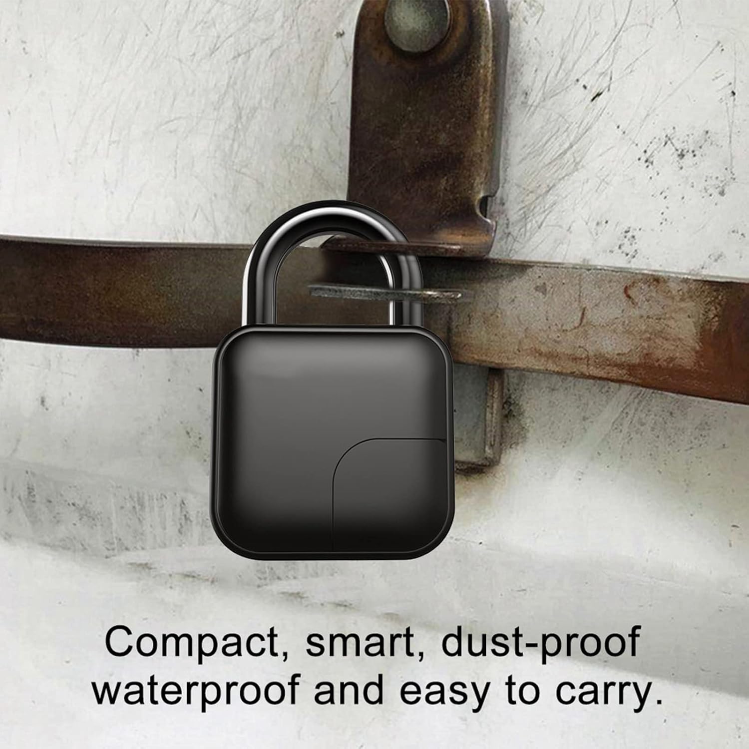 Waterproof Fingerprint Padlock for Door, Suitcase, Gym N863
