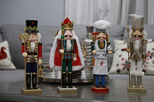 Wooden Nutcracker Christmas Decoration 14 inches X256