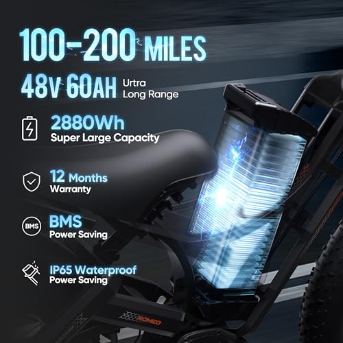 Adult Electric Bike 1200W Dual Motor Fat Tire Long Range S49708