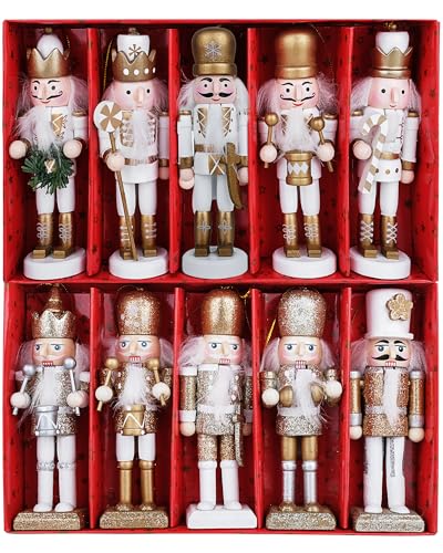 Pink Nutcracker Christmas Decor, Handmade Wooden Figure, 12" S521569