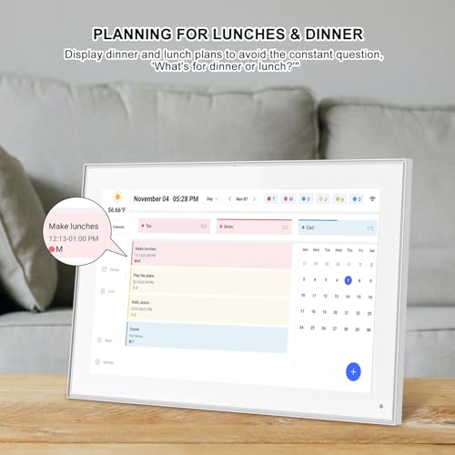 10.1 Inch Smart Digital Calendar Planner with Touchscreen H43515