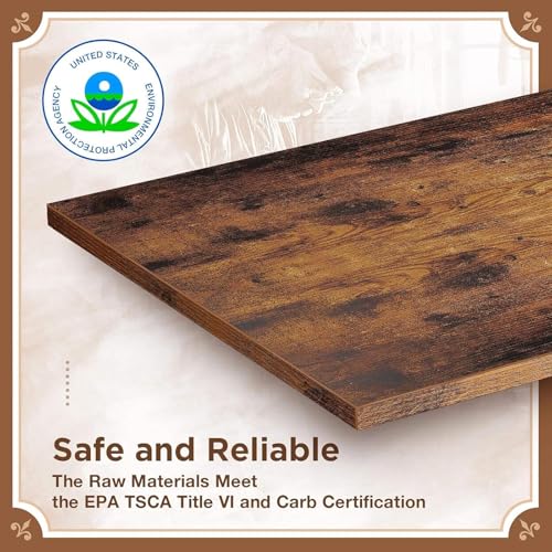 Lift Top Coffee Table with Drawers and Hidden Compartment, Wooden Retro Design for Living Room N4328