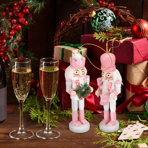 Christmas Nutcracker Ornaments Wooden Hanging Decorations 5 Inch H421