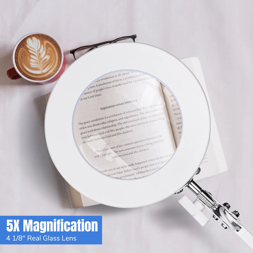 LED Magnifying Lamp with Clamp Adjustable Arm U5060