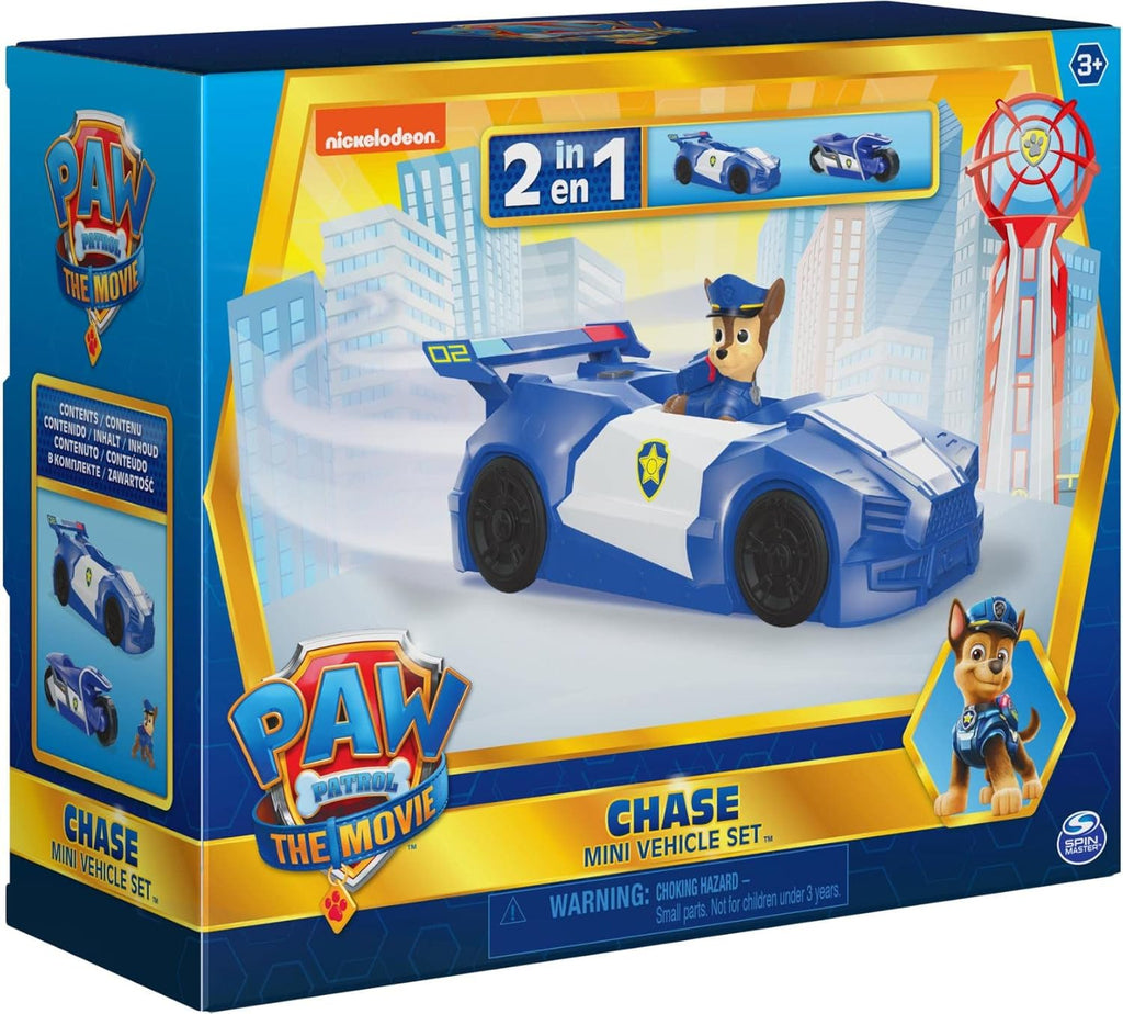 Chase Mini Movie Vehicle Set 2 in 1 Car & Motorcycle A7958