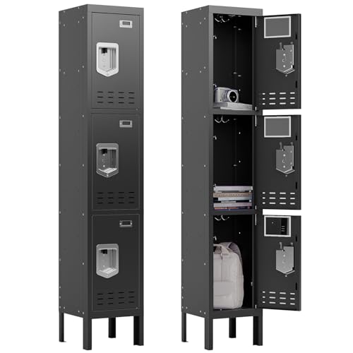 Metal Cabinet with Lockable Door for Office, Gym, School, Home A290