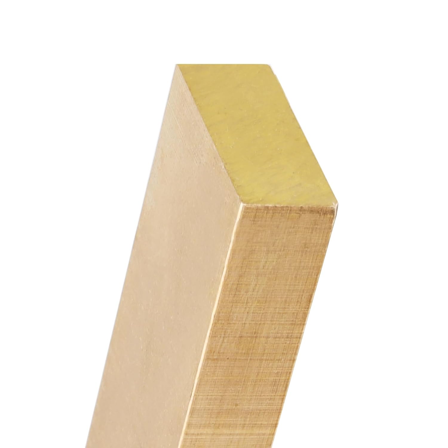 Brass Flat Bar Stock 2 Pack, Rectangular Solid Plate W34791