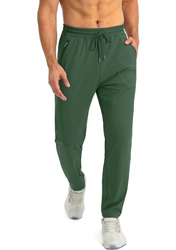 Men's Tapered Sweatpants with Zipper Pockets A747889