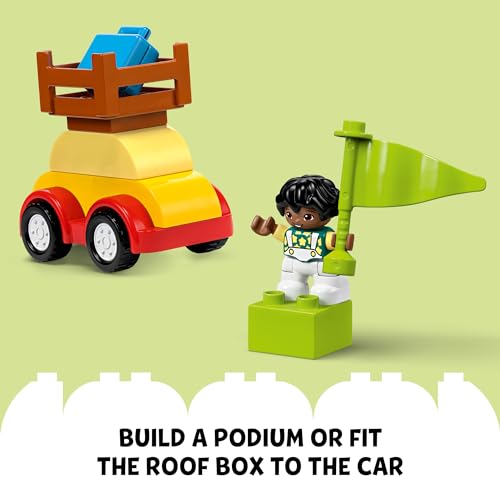 Classic Cars and Trucks Brick Box Playset, STEM Toy for Toddlers 18 Months Plus T233