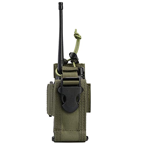 VIPERADE Radio Holster, MOLLE Radio Pouch for Vest, Universal Walkie Talkie Holster Radio Holder for Duty Belt, Police Radio Holder Tactical Radio Pouch for Baofeng, Motorola