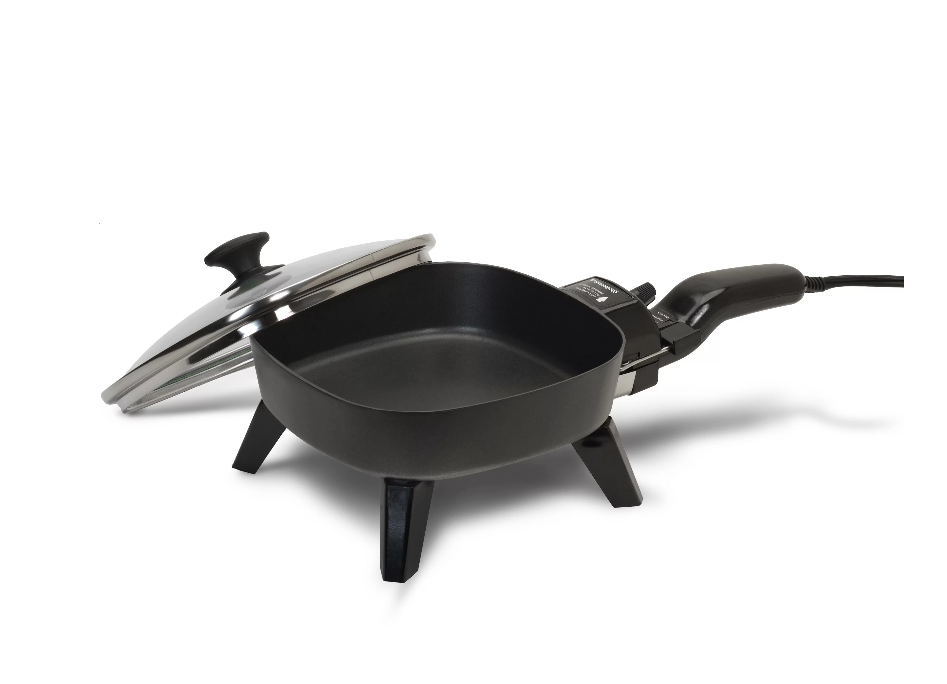 7" Electric Skillet with Glass Lid V94557