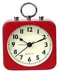 Alarm Clocks BedsideBedside Silent Alarm Clocks,Small Digital Desk Clock,Alarm Clock Alarm Clock with Square Metal Case, Non Ticking Battery Operated Small Square Clock for Bedside Desk Table Living R