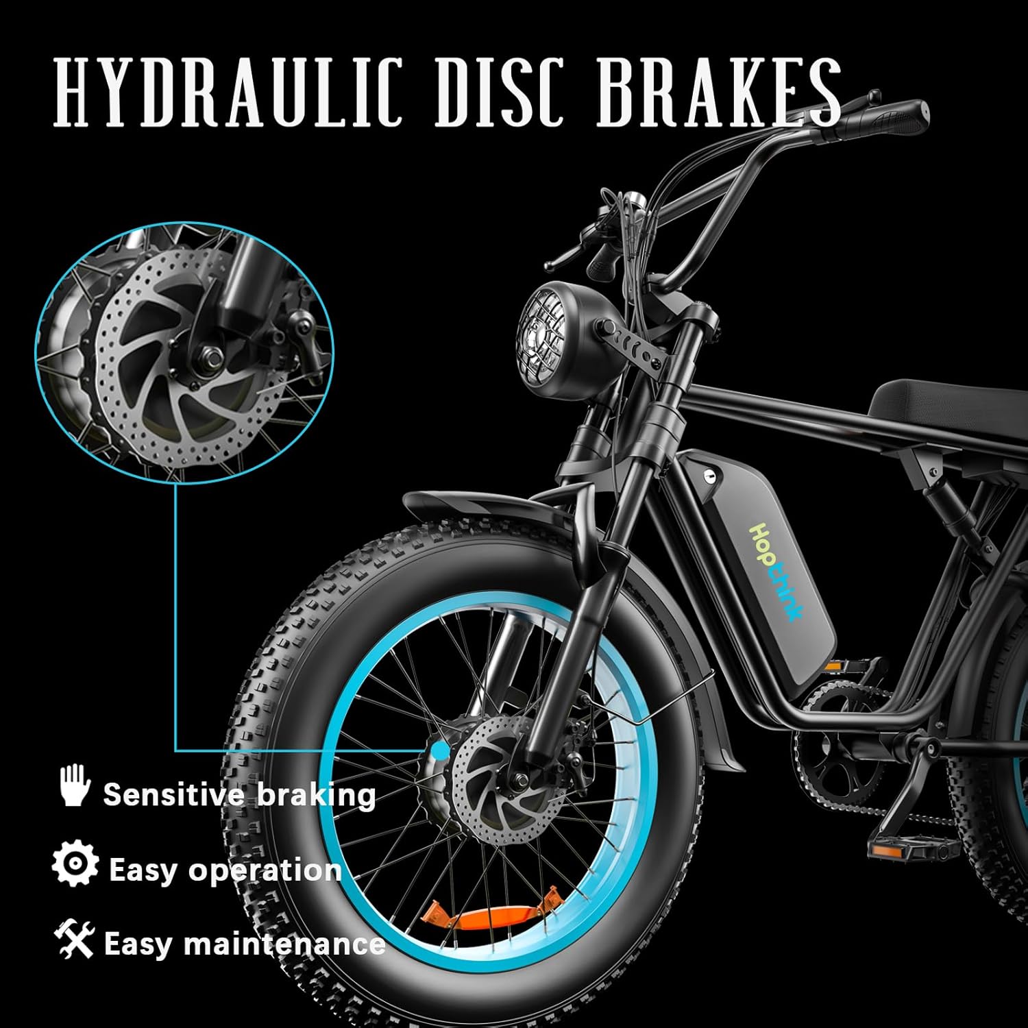 20" Fat Tire Dual Motor Electric Bike, 23Ah, 75 Miles Range M894650