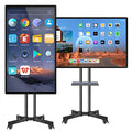 Smart Board, 49 Inch Digital Electronic Whiteboard and Smartboard for Classroom, Screen Mirroring for Live Streaming, Digital Signage Displays and Player for Advertising(Board Only)