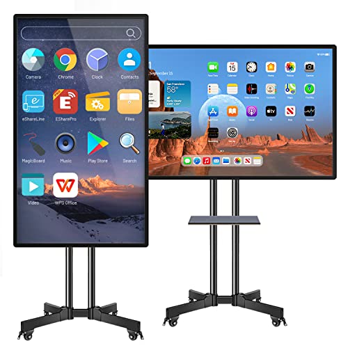 Smart Board, 49 Inch Digital Electronic Whiteboard and Smartboard for Classroom, Screen Mirroring for Live Streaming, Digital Signage Displays and Player for Advertising(Board Only)