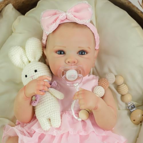 20 Inch Realistic Reborn Baby Doll Girl with Soft Vinyl Body K635222