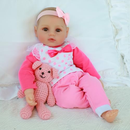 20 Inch Realistic Reborn Baby Doll in Green Outfit with Accessories B700