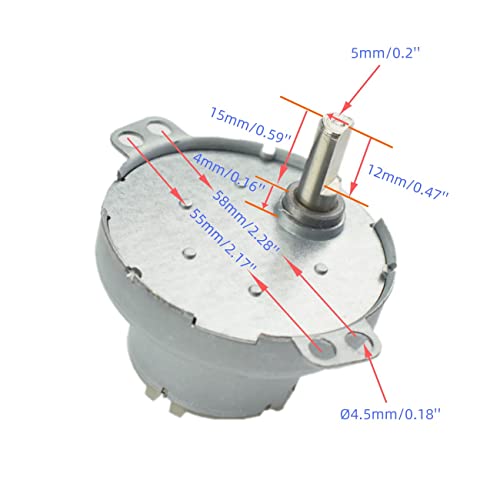 12V DC Slow Speed Gear Motor CW/CCW H328