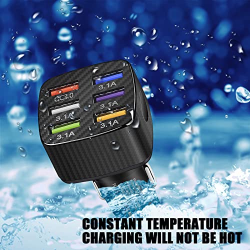6-Port USB Fast Charger Car Adapter A797
