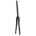Carbon Fiber Bike Front Fork 700C Suspension Forks Ultralight for Road Bikes Fixed-Gear Cycling Hard Fork 1-1/8" 28.6mm