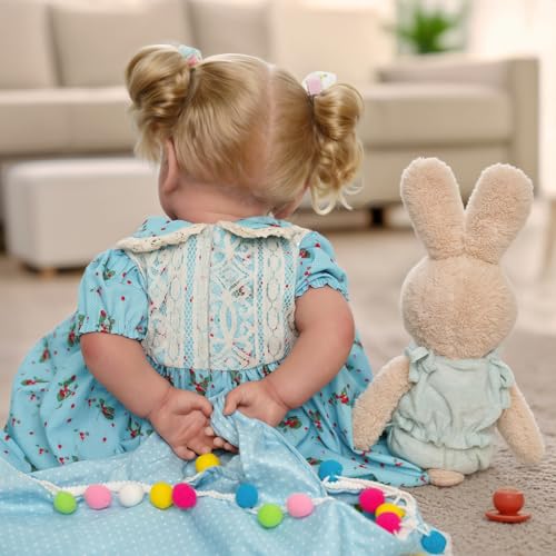 Lifelike Reborn Baby Doll 18 Inch Realistic Newborn Blond Girl with Clothes G1933