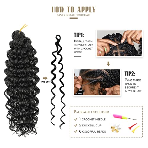 Ocean Wave Crochet Hair Synthetic Braiding Hair Extensions K7735