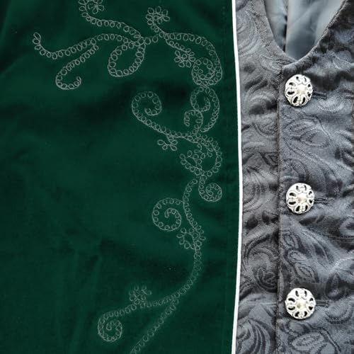 Medieval Steampunk Tailcoat Halloween Costume for Men X37438