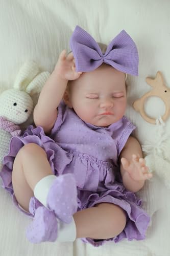 20 Inch Realistic Reborn Baby Doll in Green Outfit with Accessories B700