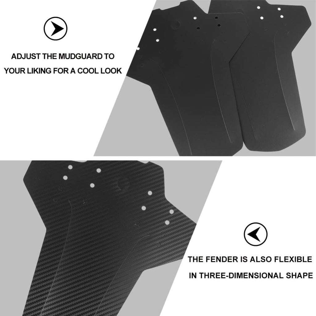 3D Carbon Fiber Universal Mud Flaps for Bike Motorcycle F961609