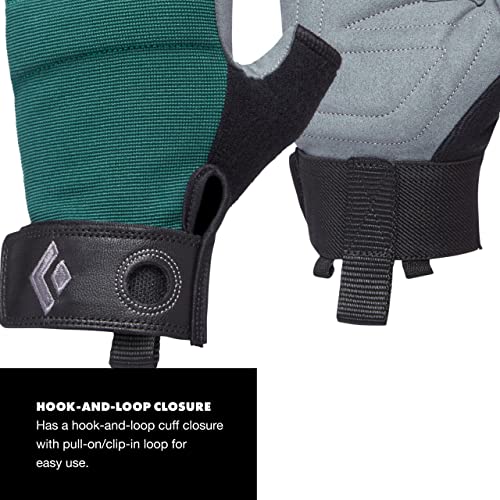 Women's Half-Finger Rock Climbing Gloves for Belaying Q462