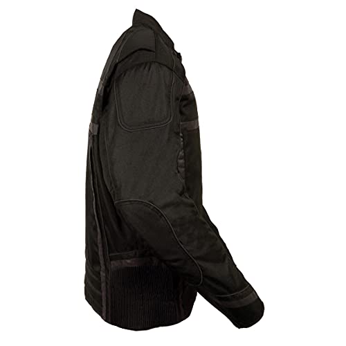 Men's Armored Textile Motorcycle Jacket O971835