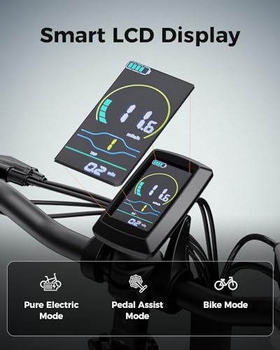 Folding Electric Bike for Adults, 850W Motor, 55 Miles Range, 20" Fat Tire U2240
