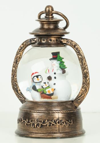 Nutcracker Snow Globe Lantern with Music and Timer Z50315